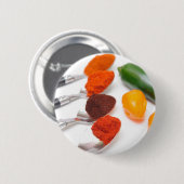 Chili-Pulver Button (Vorne & Hinten)