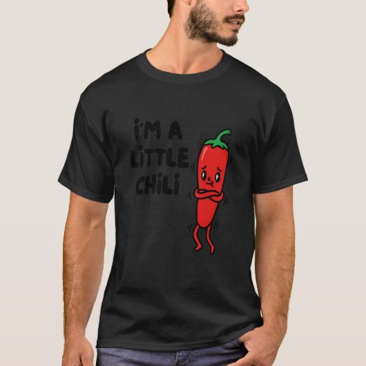 Chili Red Pepper Vegetable Funny Chili Pun I'm Lit T-Shirt (Vorderseite)