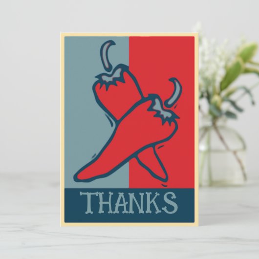 Chili Rot und Blau (Stehend Vorderseite)