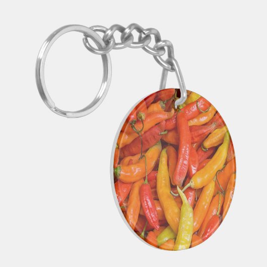 Chili Schlüsselanhänger (Vorderseite links)