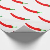 Chili-Schote Geschenkpapier (Ecke)