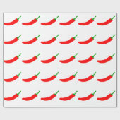 Chili-Schote Geschenkpapier (Flach)