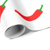 Chili-Schote Geschenkpapier (Rolleneckpunkt)