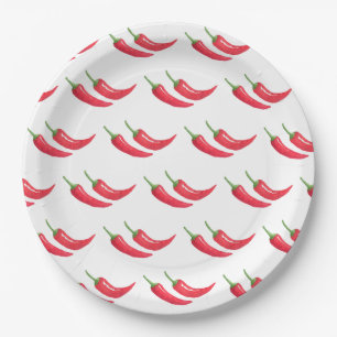 Chili-Schote Pappteller