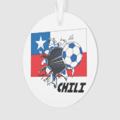 Chili Soccer Team Ornament (Vorderseite)