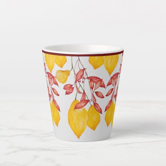 Chili & Turmerie auf einer kleinen Latte-Tasse Milchtasse (Vorderseite)