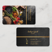Chili- und Gewürzrestaurant-Visitenkarte Visitenkarte (Vorne/Hinten)