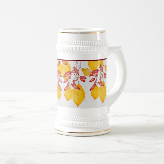 Chili und Kurkuma auf einem Stein Bierglas (VorderseiteRechts)