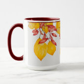 Chili und Turmerin auf einer Combo-Tasse (15 oz. ) Tasse (Links)