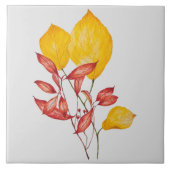 Chili und Turmerin auf einer Keramik Fliese (Vorderseite)