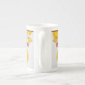 Chili und Turmerin auf einer Knochen-China-Tasse Porzellantasse (Rückseite)