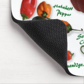 Chili-Vielzahl Mousepad (Ecke)