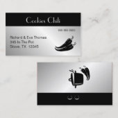 Chili-Visitenkarte Visitenkarte (Vorne/Hinten)