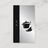 Chili-Visitenkarte Visitenkarte (Rückseite)