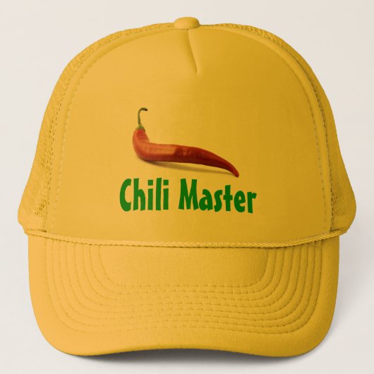 Chili-Vorlagenhut Truckerkappe (Vorderseite)