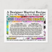 Chili Watermelon Martini Rezept Postkarte (Vorderseite)