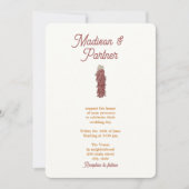 Chili Wedding Suite Einladung (Vorderseite)