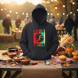 Chili-Zeitstreifen Hoodie