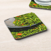 Chili zum Verkauf Untersetzer (Linke Seite)