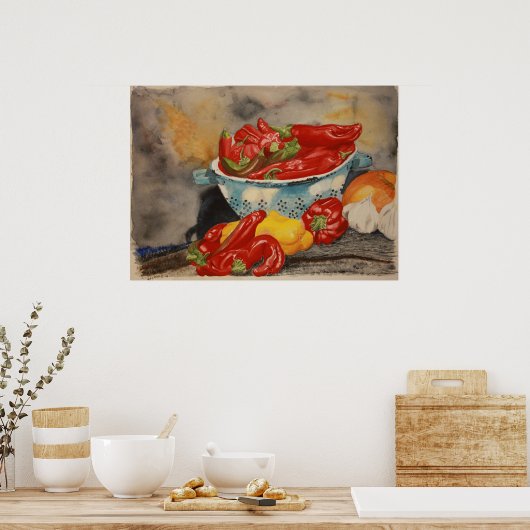 Chilies! Poster (Küche)