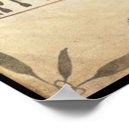 Chilippositorien Poster (Ecke)