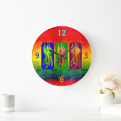 Chilis Lover Kitchen Wall Clock Große Wanduhr (Zuhause)