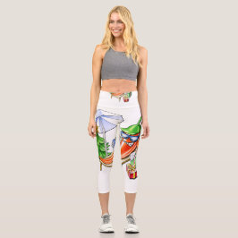 Chilis Weihnachten am Strand Capri Leggings
