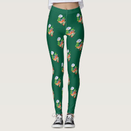 Chilis Weihnachten am Strand Leggings