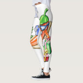 Chilis Weihnachten am Strand Leggings (Links)