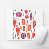 Chilischote Aquarell Mousepad (Mit Mouse)