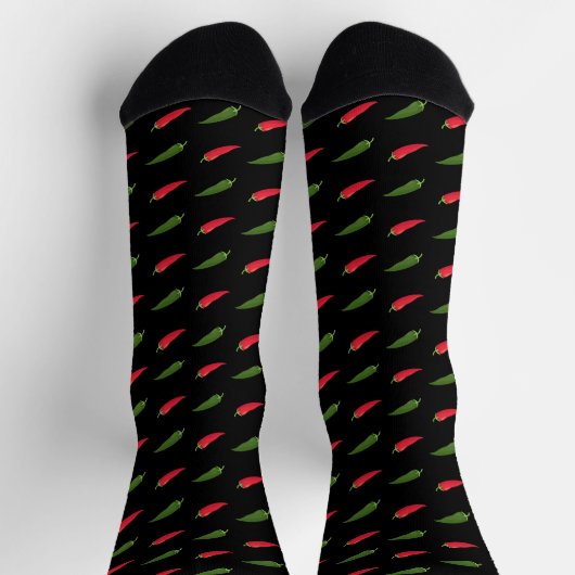 Chilischote Socken (Oben)