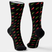 Chilischote Socken (Gewinkelt)