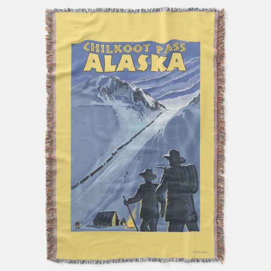 Chilkoot Durchlauf, Alaska-Goldschürfer Decke (Vorderseite Vertikal)