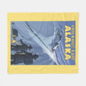 Chilkoot Durchlauf, Alaska-Goldschürfer Fleecedecke (Vorderseite (Horizontal))