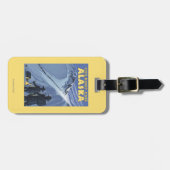 Chilkoot Durchlauf, Alaska-Goldschürfer Gepäckanhänger (Vorderseite horizontal)