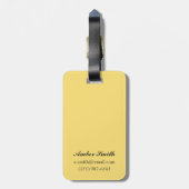 Chilkoot Durchlauf, Alaska-Goldschürfer Gepäckanhänger (Rückseite vertikal)