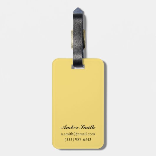 Chilkoot Durchlauf, Alaska-Goldschürfer Gepäckanhänger (Rückseite vertikal)