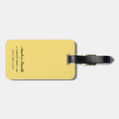 Chilkoot Durchlauf, Alaska-Goldschürfer Gepäckanhänger (Rückseite horizontal)