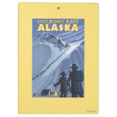 Chilkoot Durchlauf, Alaska-Goldschürfer Klemmbrett (Rückseite)