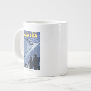 Chilkoot Pass, Alaska Gold Minen Jumbo-Tasse