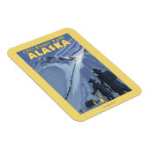 Chilkoot Pass, Alaska Gold Miners Magnet (Rechte Seite)