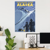 Chilkoot Pass, Alaska Gold Miners Poster (Heimbüro)