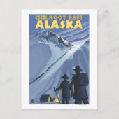 Chilkoot Pass, Alaska Gold Miners Postkarte (Vorderseite)