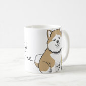 Chillなshiba Kaffeetasse (VorderseiteRechts)