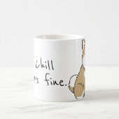 Chillなshiba Kaffeetasse (Mittel)