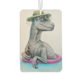 Chill AF Velociraptor - Air Freshener Autolufterfrischer (Rückseite)