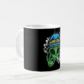 Chill Alien Kaffeetasse (Vorderseite Links)