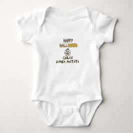 Chill and Relax Happy Halloween Collection Baby Strampler