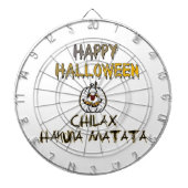 Chill and Relax Happy Halloween Collection Dartscheibe (vorne)