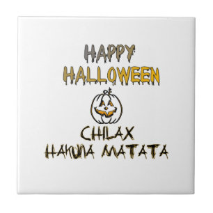Chill and Relax Happy Halloween Collection Fliese